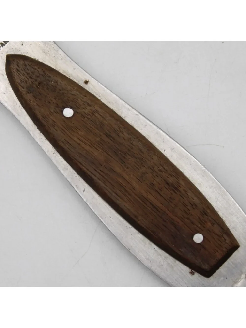 Japan Teak Wood Stainless Steel Bottle Opener Fish Shaped MCM Vintage